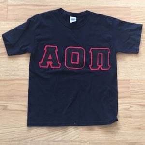 AOII Shirt Sleeve (YOUTH MEDIUM) petite fit!